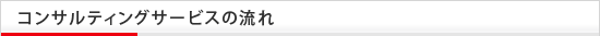 コンサルティングサービスの流れ